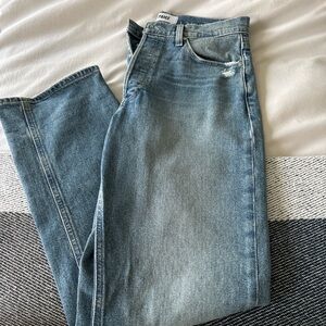 PAIGE Light Blue Straight Jeans